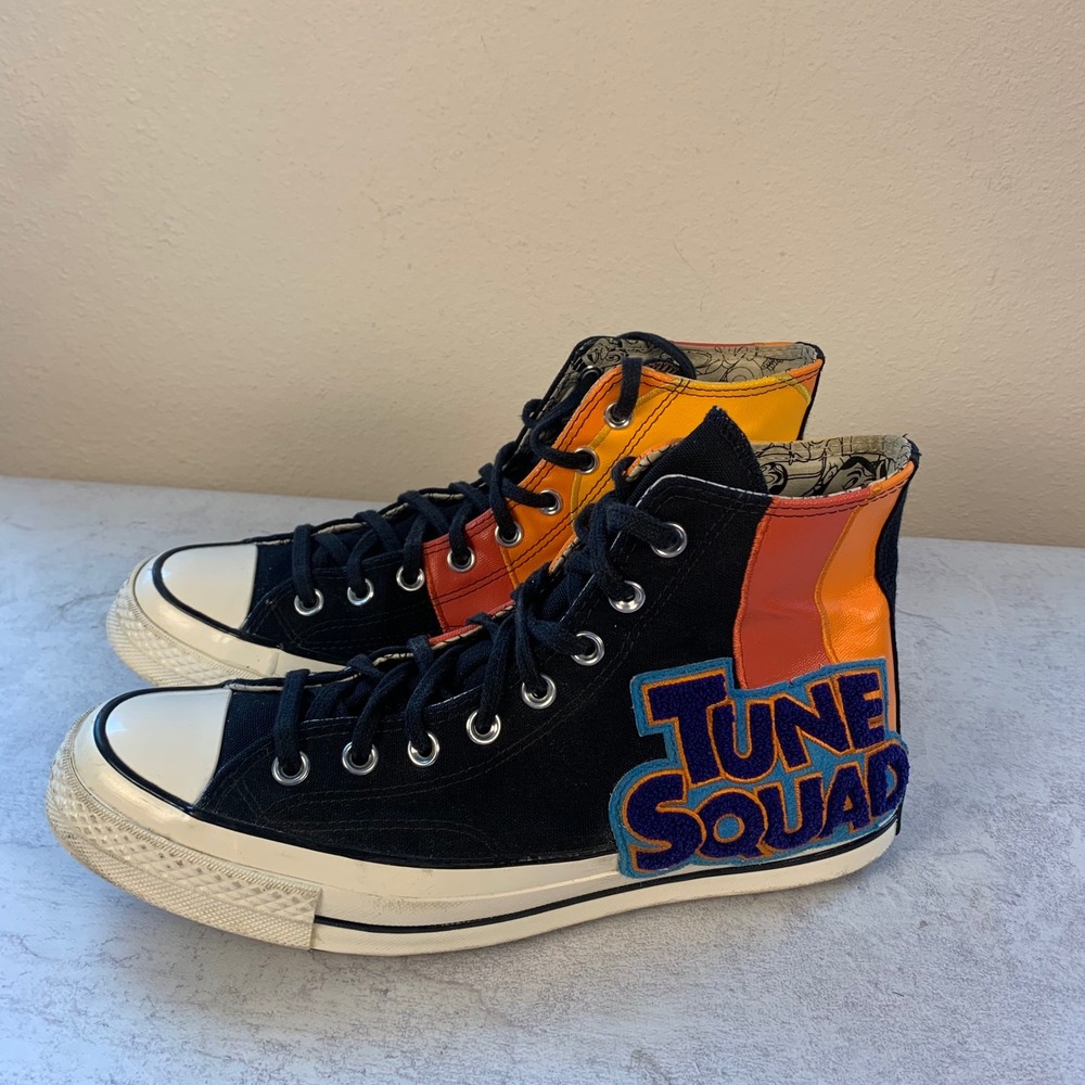 Converse Chuck 70 Hi Space Jam Tune Squad 172482C Men's 9 Black Orange 2021